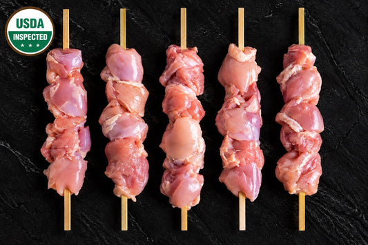 Chicken Thigh Skewers (Pargiot), Plain